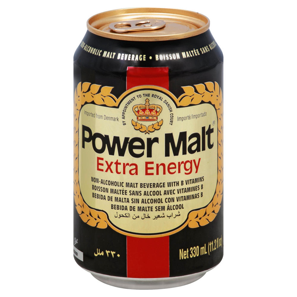 Power Malt Extra Energy Non-Alcoholic Malt Beverage, 11.2 oz