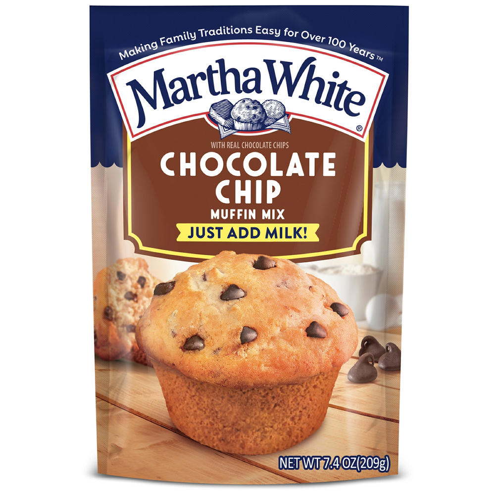 Martha White Chocolate Chip Muffin Mix, 7.4 oz