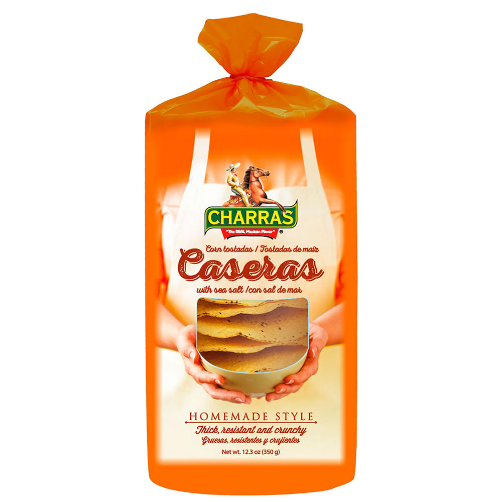 Charras Casera Tostadas, 14 oz