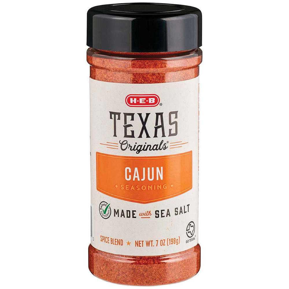 H-E-B Texas Originals Cajun Seasoning Spice Blend, 7 oz