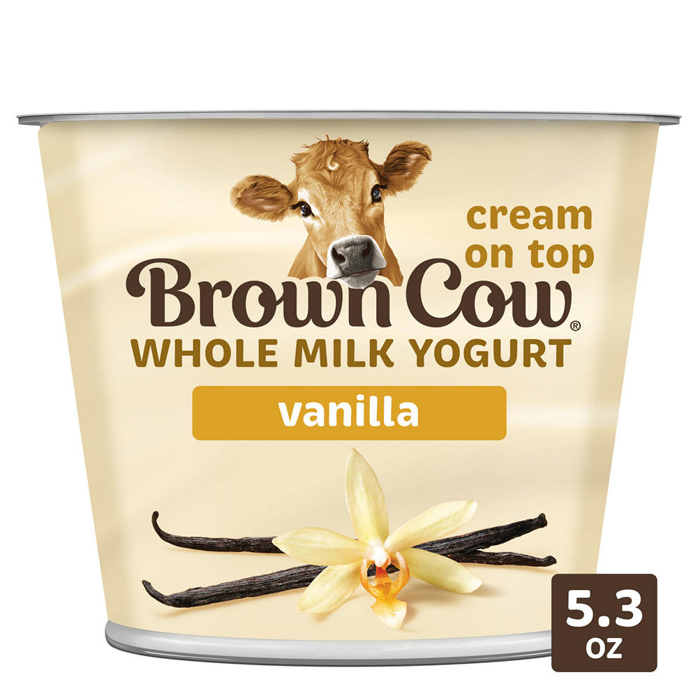Brown Cow Whole Milk Vanilla Yogurt, 5.3 oz