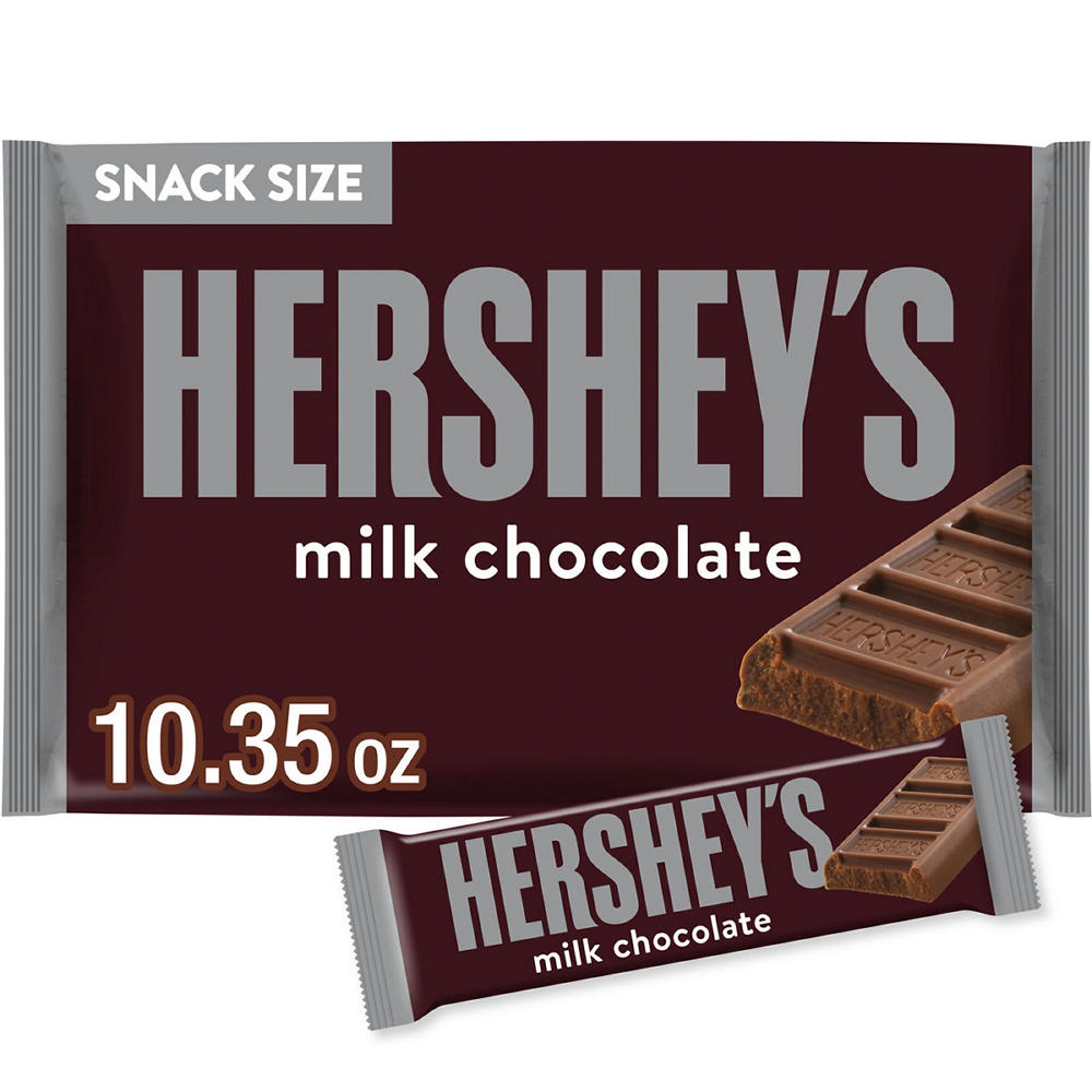 Hershey's Milk Chocolate Snack Size Halloween Candy Bag, 10.35 oz
