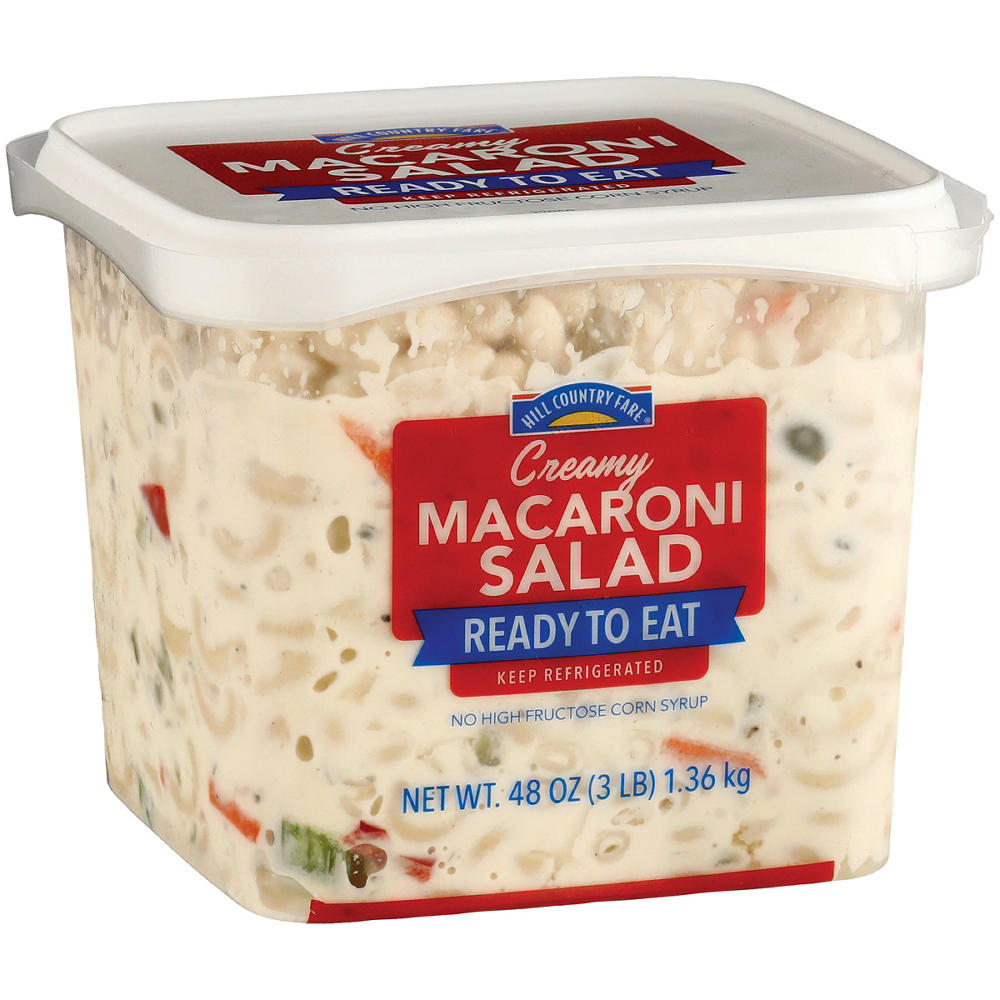 Hill Country Fare Creamy Macaroni Salad, 3 lbs
