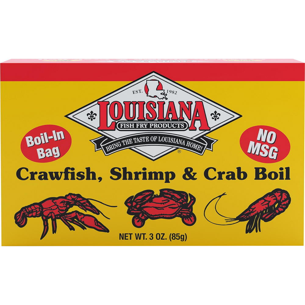 Louisiana Crawfish, Shrimp and Crab Boil, 3 oz