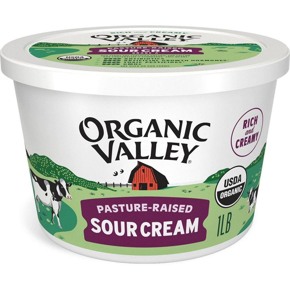 Organic Valley Organic Sour Cream, 16 oz