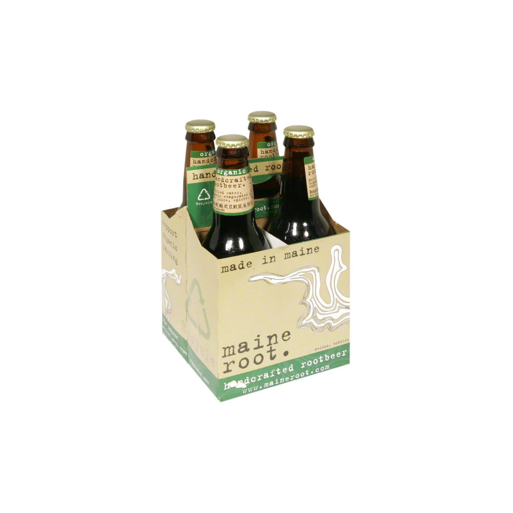 Maine Root Organic Root Beer 12 oz Bottles, 4 pk