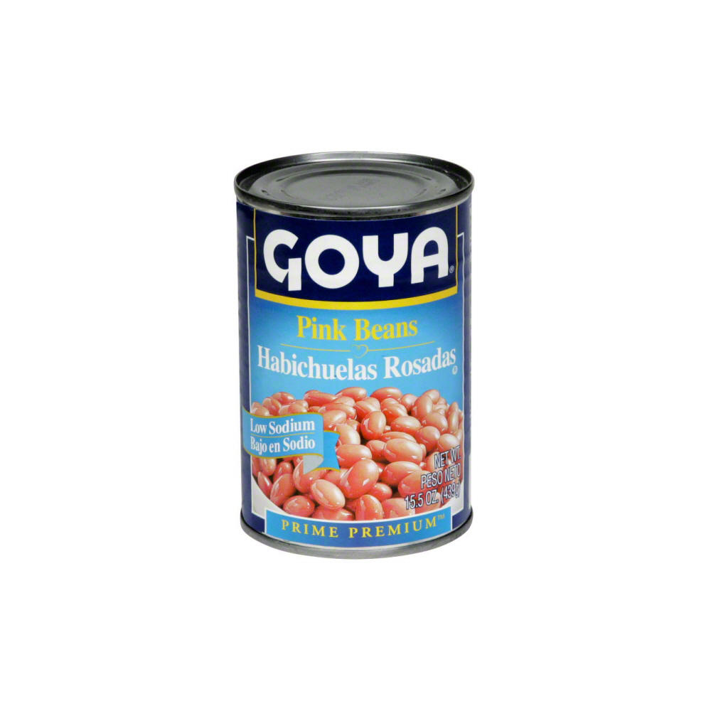 Goya Low Sodium Pink Beans, 15.5 oz