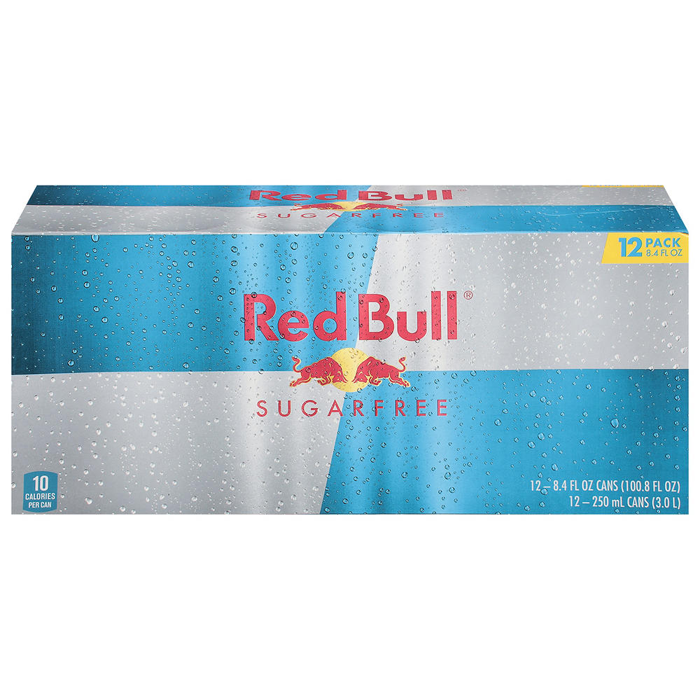 Red Bull Sugar Free Energy Drink 12 pk Cans, 8.4 oz