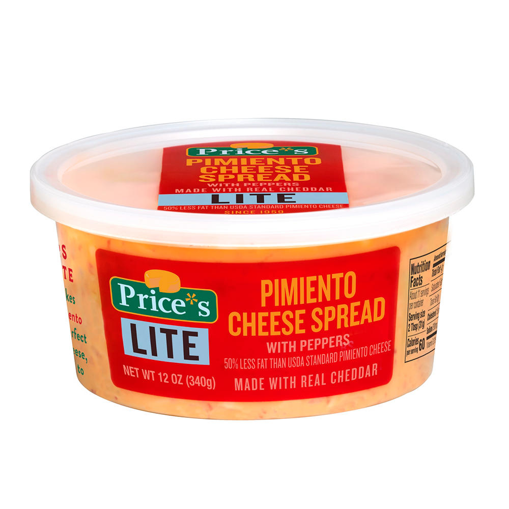 Price's Pimiento Cheese Spread - Lite, 12 oz