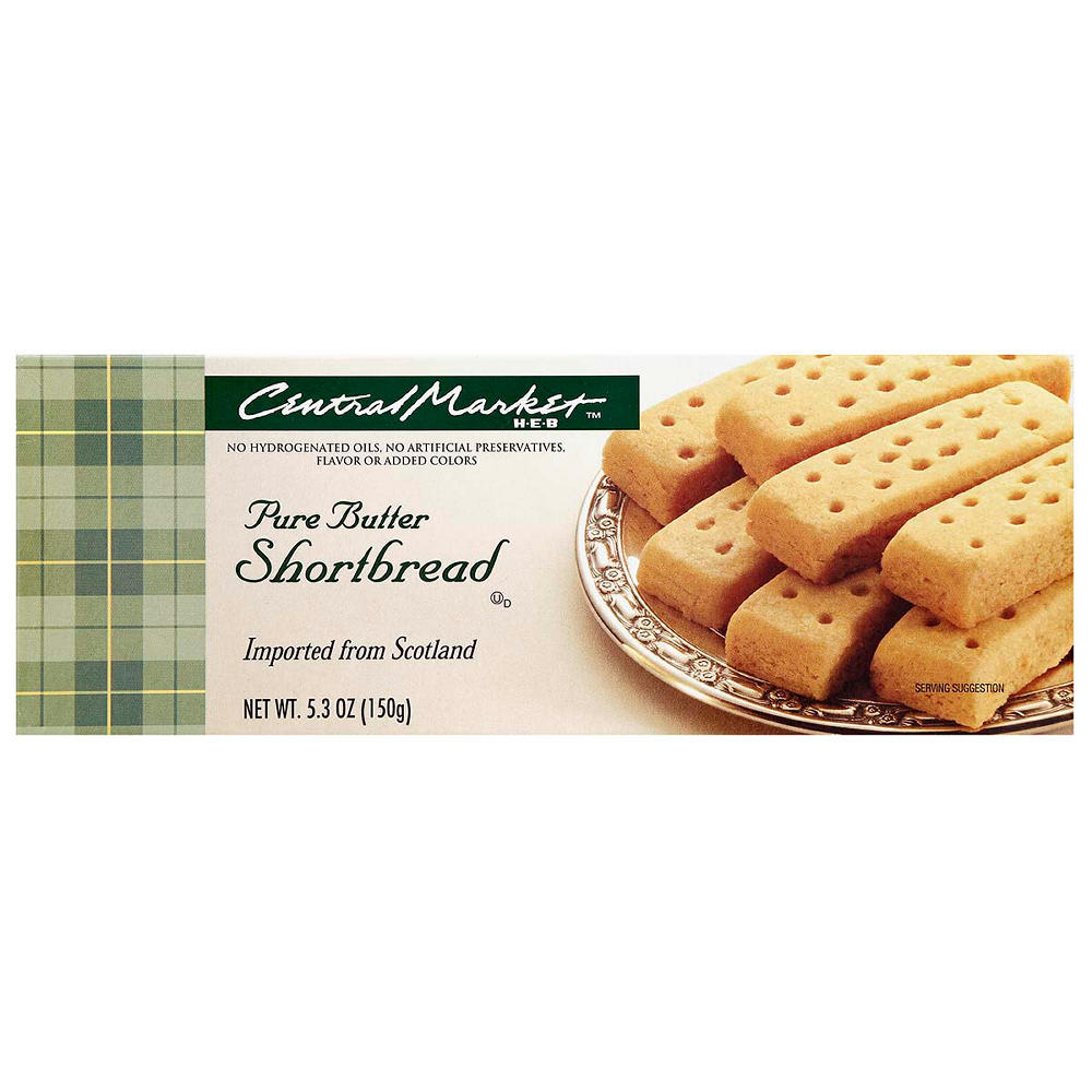 Central Market Pure Butter Shortbread, 5.3 oz