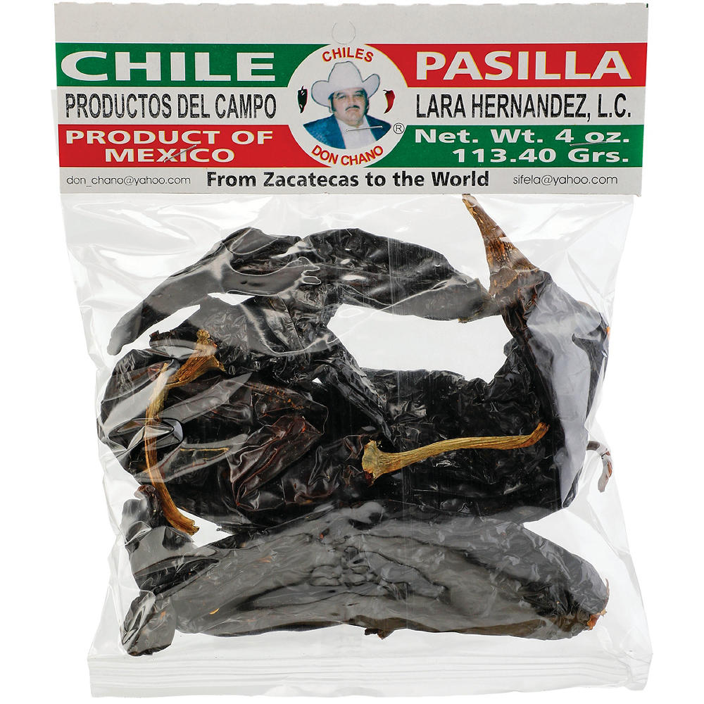 Productos Del Campo Lara Hernandez Chile Pasilla, 4 oz