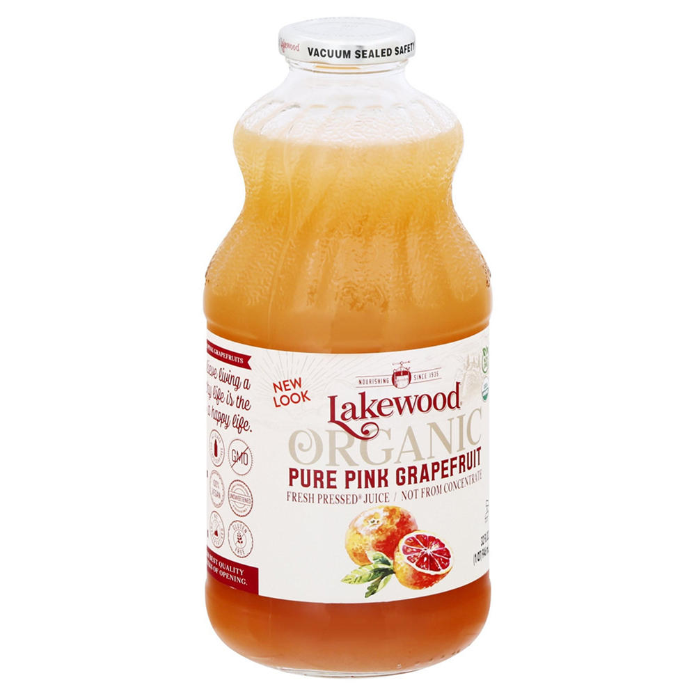 Lakewood Organic Pink Grapefruit Juice, 32 oz