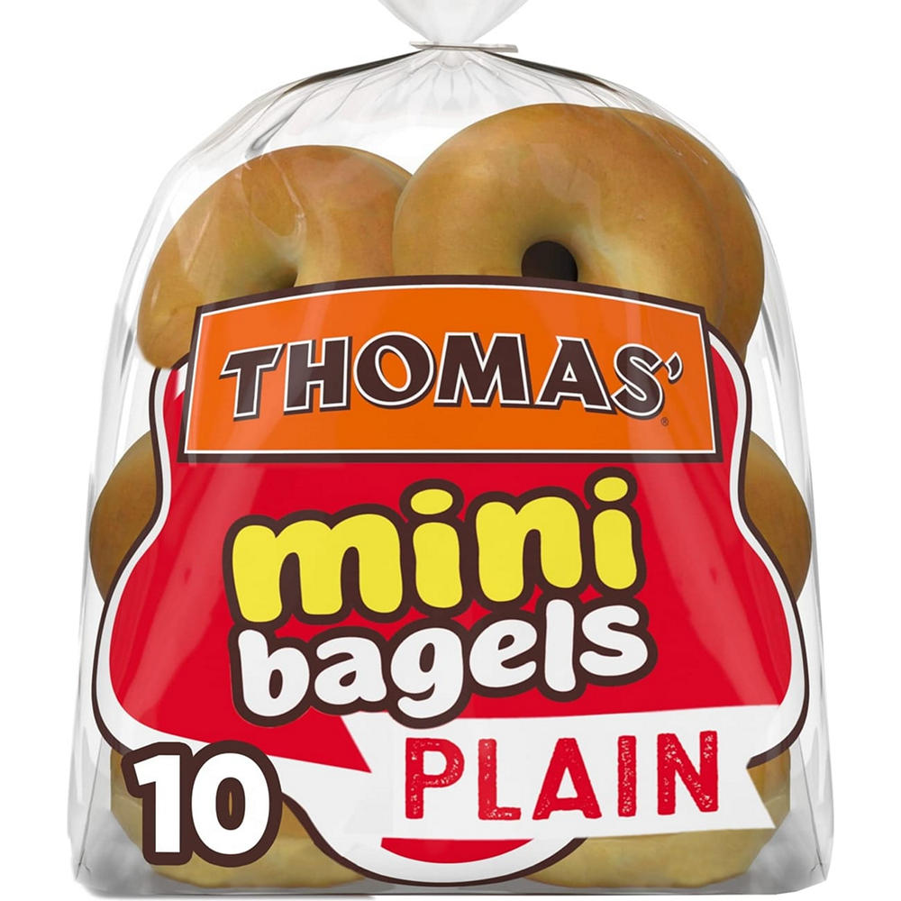 Thomas' Plain Mini Bagels, 10 ct