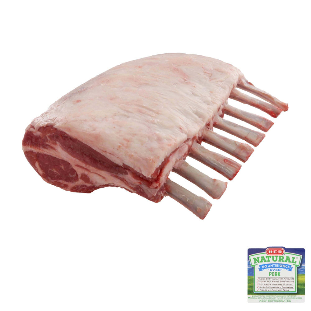 H-E-B Natural Frenched 8-Rib Rack of Lamb, Avg. 3.4 lbs