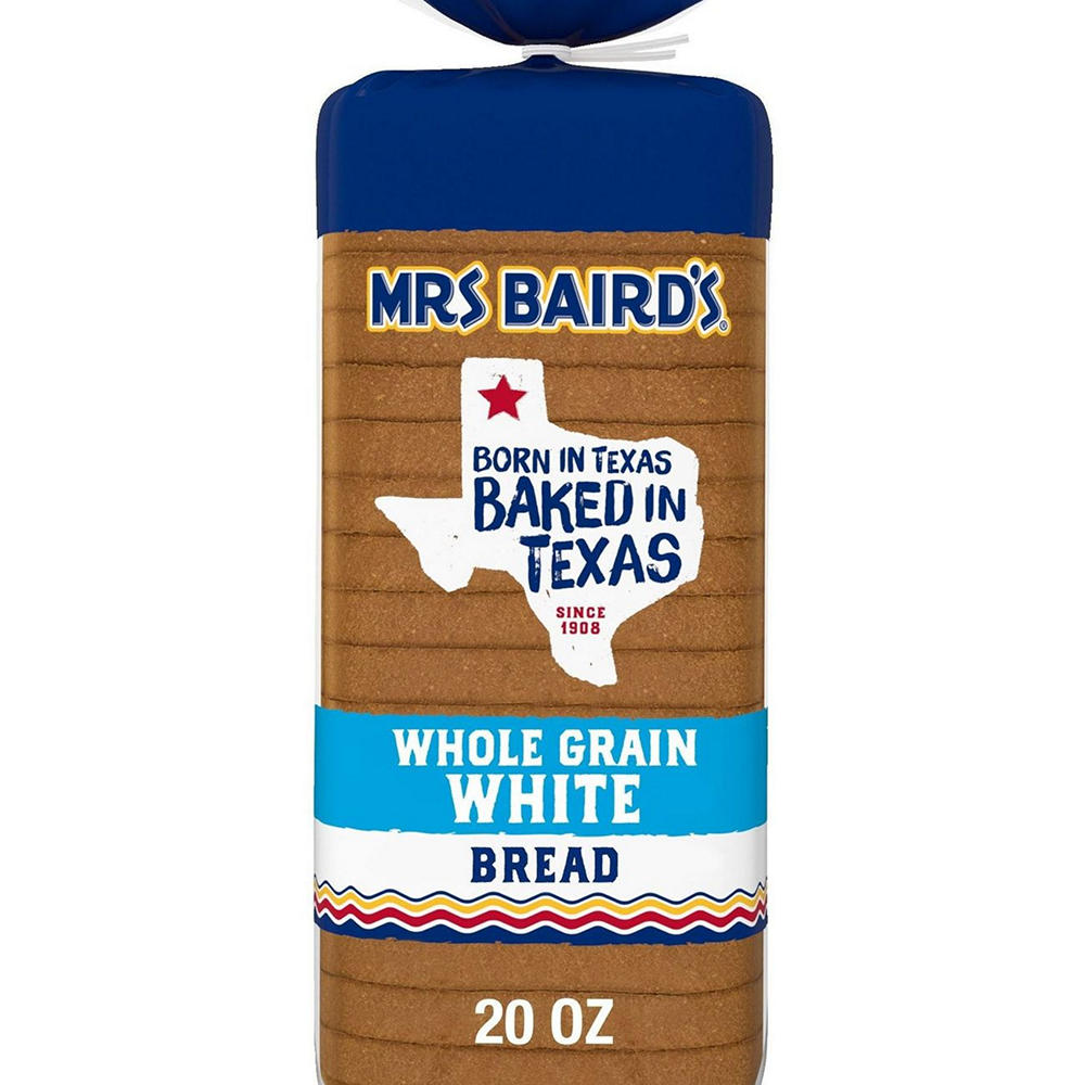 Mrs Baird's Whole Grain White Bread, 20 oz