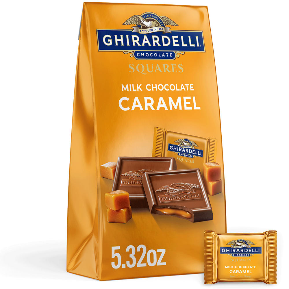 Ghirardelli Milk Chocolate Caramel Squares, 5.32 oz
