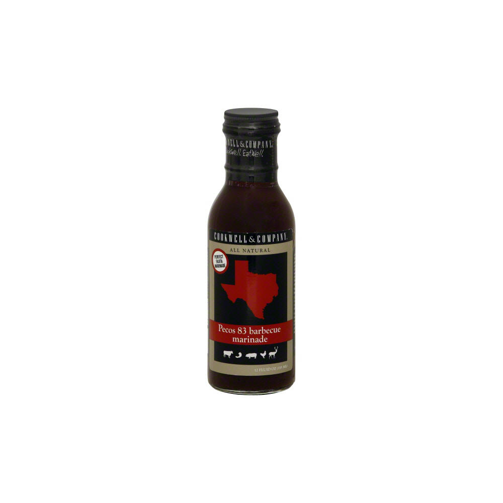 Cookwell & Company Pecos 83 Barbecue Marinade, 12 oz