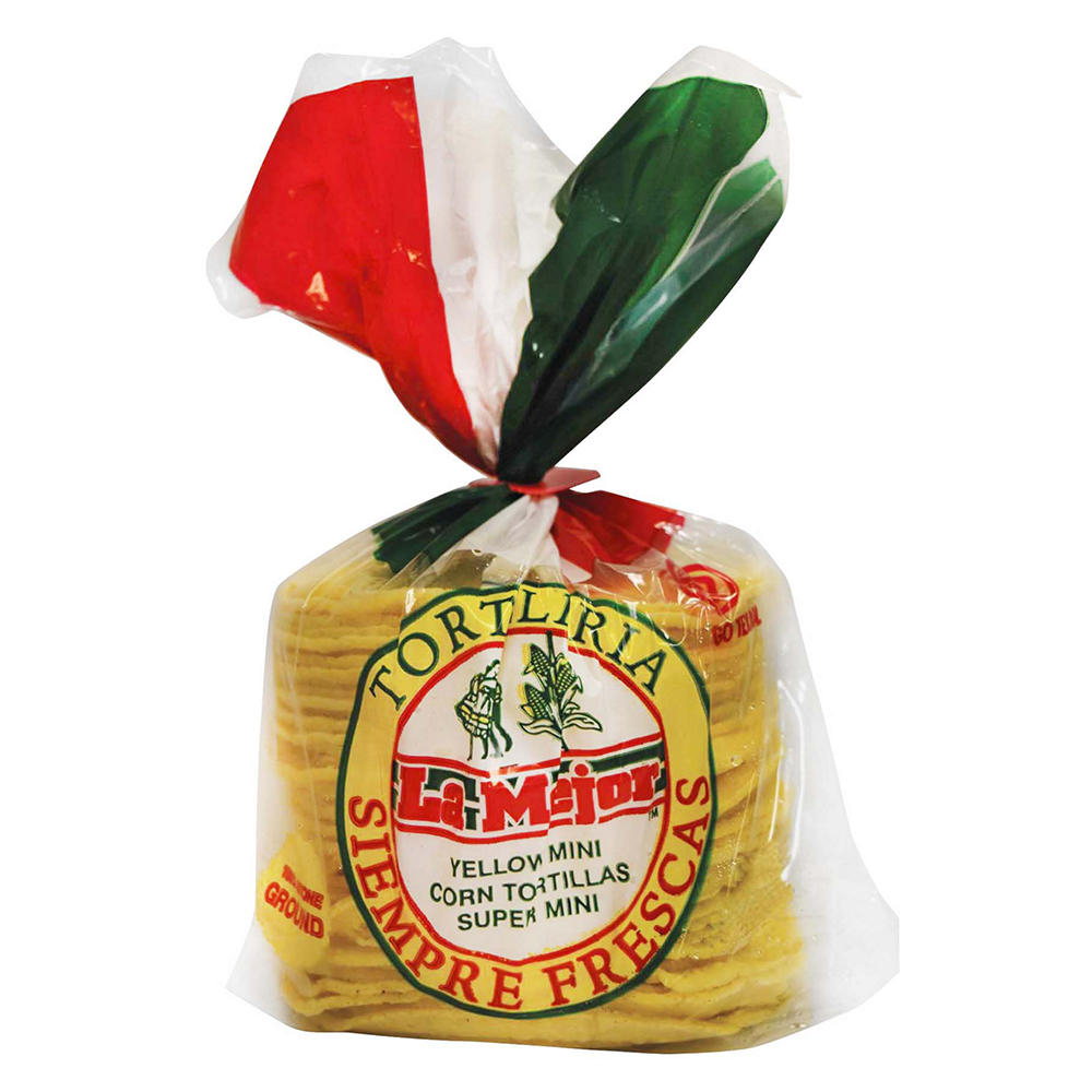 La Mejor Yellow Mini Taquera Corn Tortillas, 60 ct