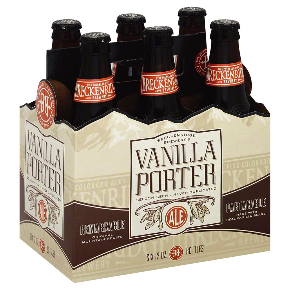 Breckenridge Vanilla Porter Craft Beer 6 pk Bottles, 12 oz