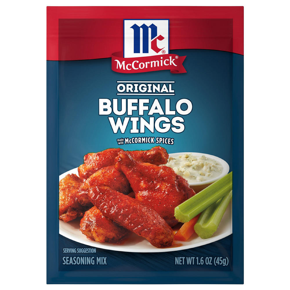McCormick Original Buffalo Wings Seasoning Mix, 1.6 oz