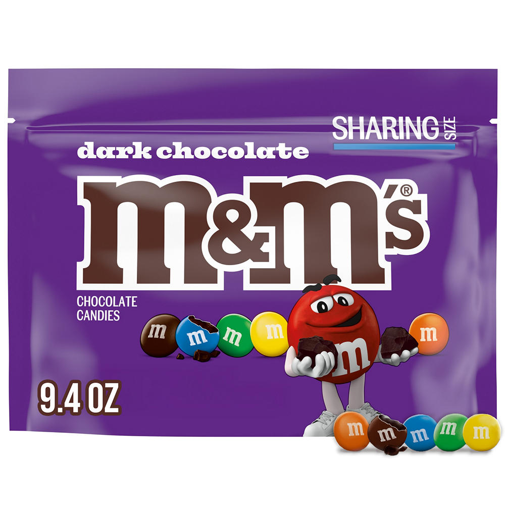 M&M'S Dark Chocolate Candy - Sharing Size, 9.4 oz