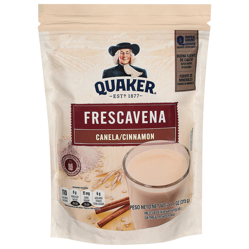 Quaker Frescavena Oatmeal Powder Drink Mix - Cinnamon, 11.1 oz