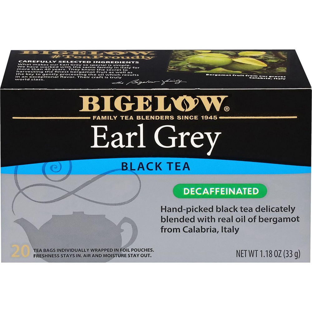 Bigelow Decaffeinated Earl Grey Tea Bags, 20 ct