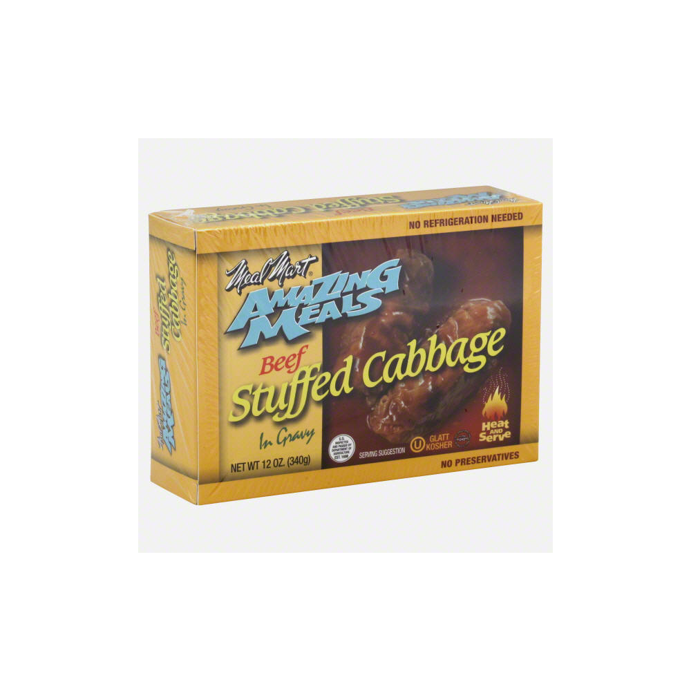 Meal Mart Amazing Meals Beef Stuffed Cabbage in Gravy, 12 oz