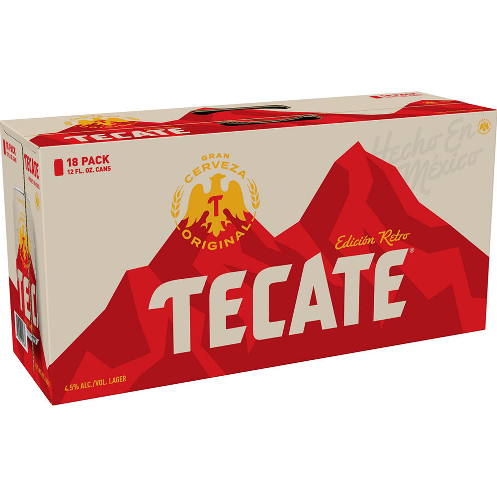 Tecate Beer 18 pk Cans, 12 oz