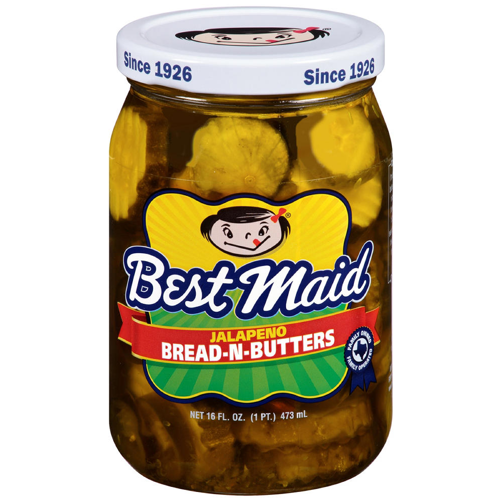 Best Maid Jalapeno Bread-N-Butters Pickles, 16 oz