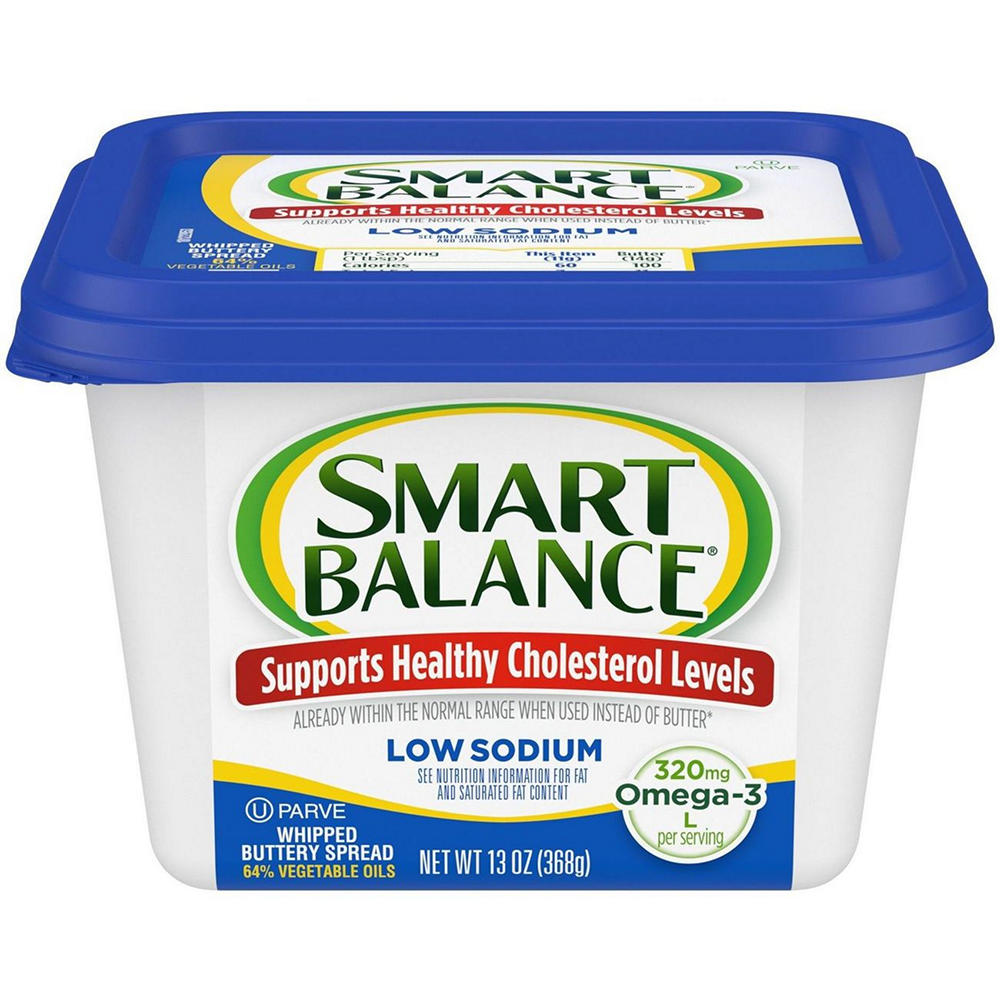 Smart Balance Vegan Plant Butter Low Sodium Buttery Spread, 13 oz