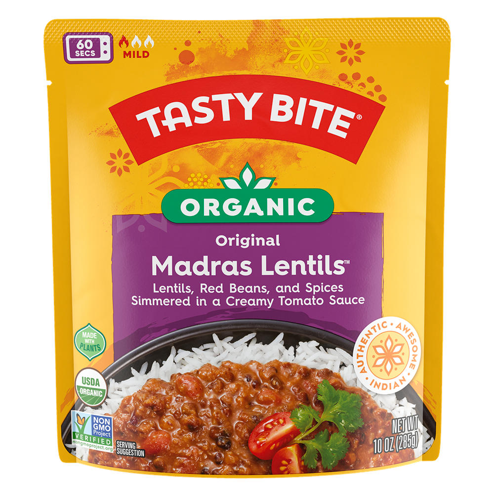 Tasty Bite Organic Madras Lentils, 10 oz