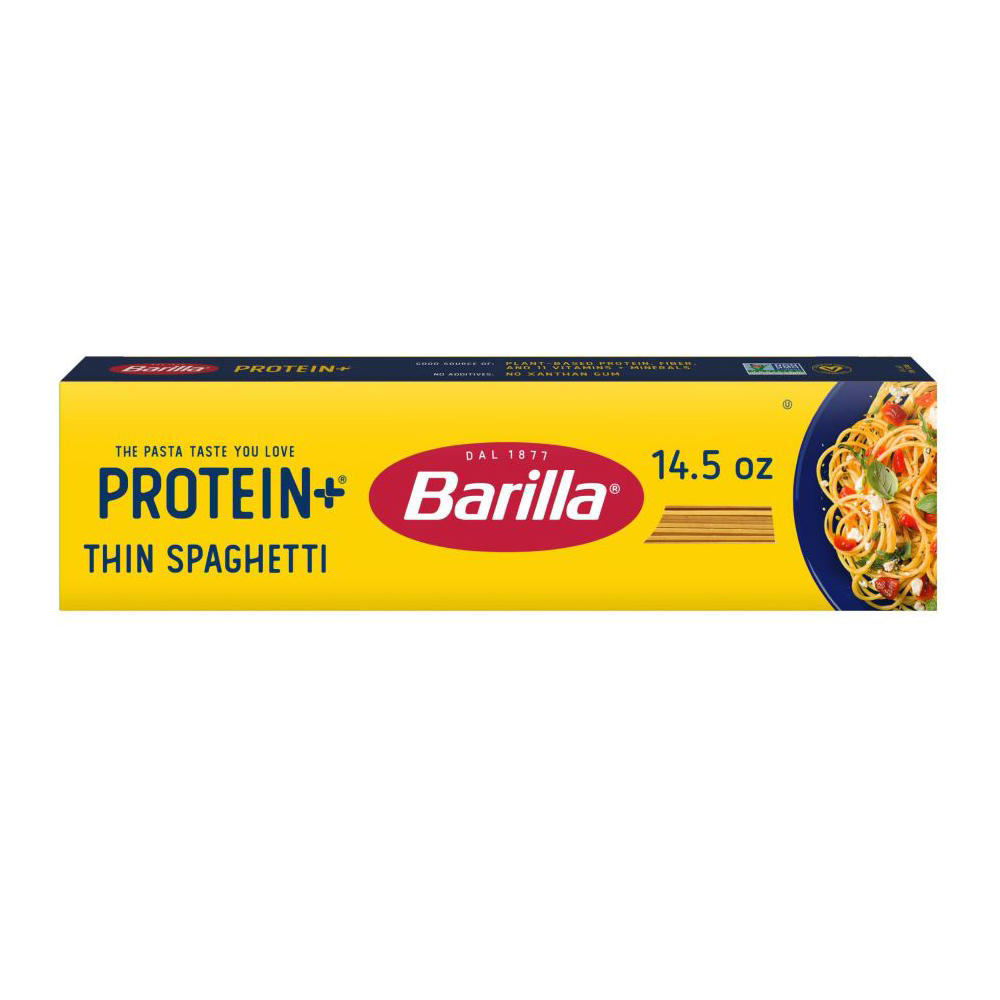 Barilla 10g Protein + Thin Spaghetti Pasta, 14.5 oz