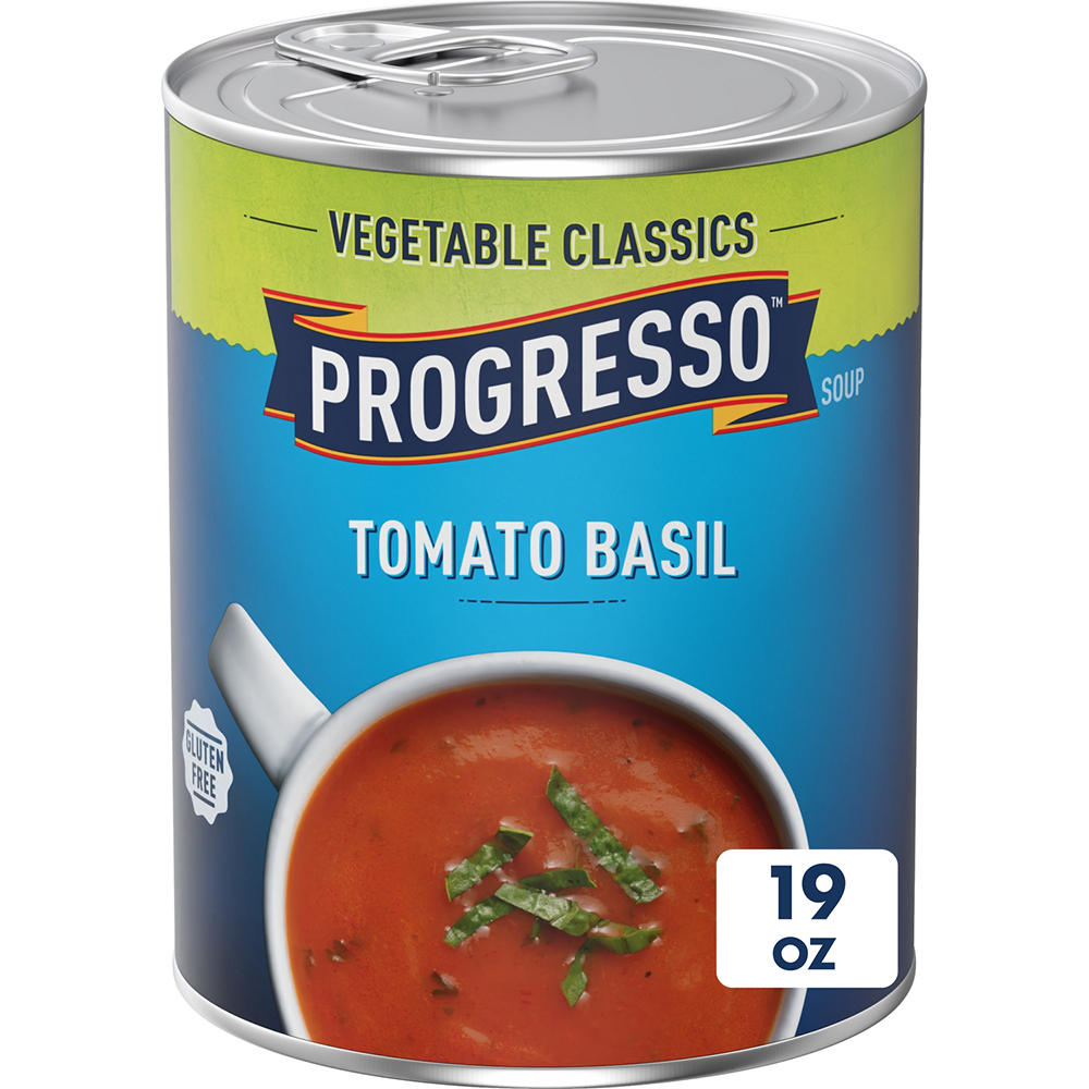 Progresso Vegetable Classics Tomato Basil Soup, 19 oz