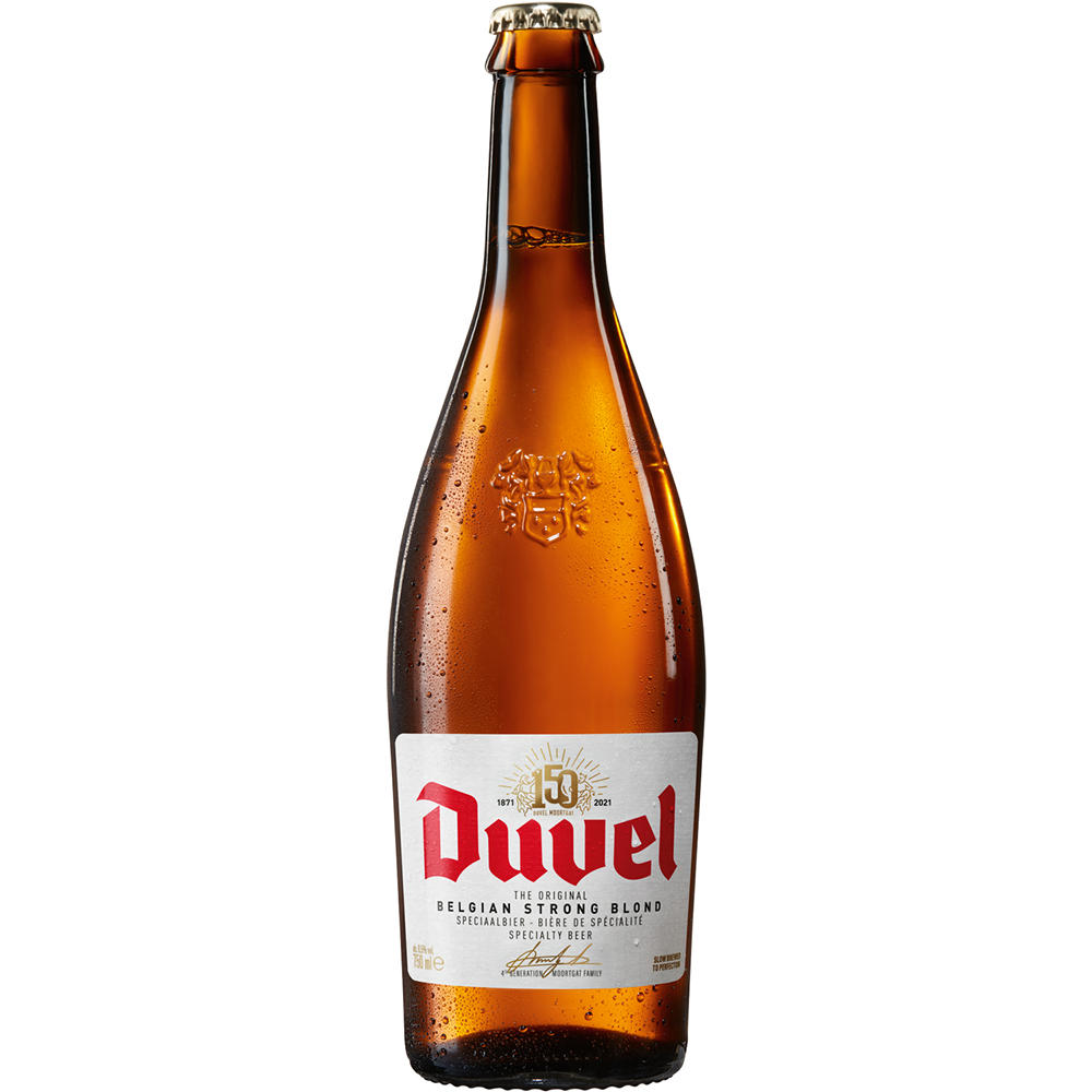 Duvel Belgian Golden Ale Beer Bottle, 25.4 oz