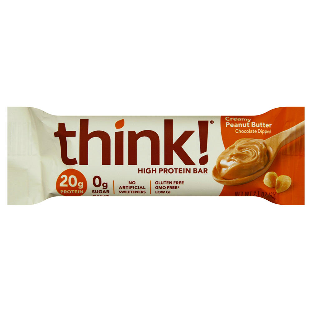 think! 20g Protein Bar - Creamy Peanut Butter, 2.1 oz