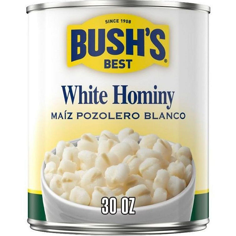 Bush's Best White Hominy, 30 oz