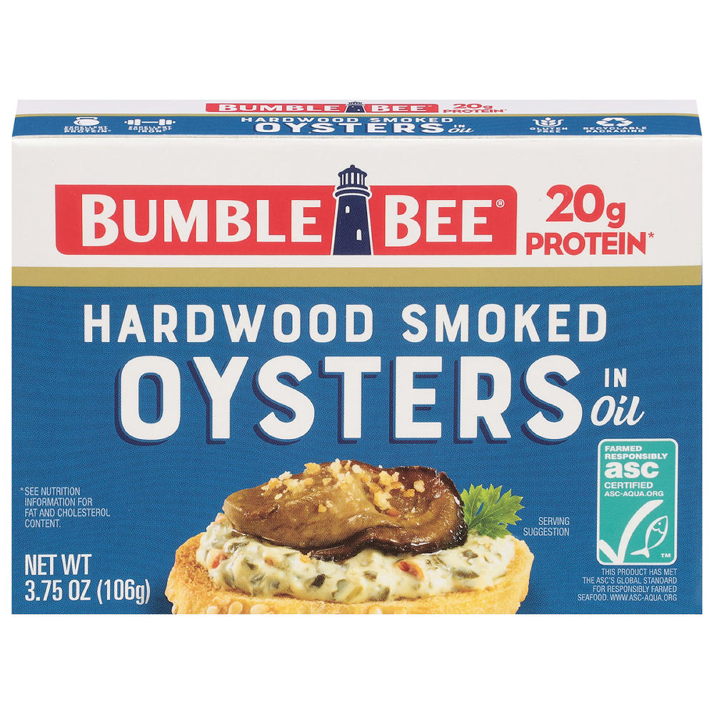 Bumble Bee Hardwood Smoked Oysters, 3.75 oz