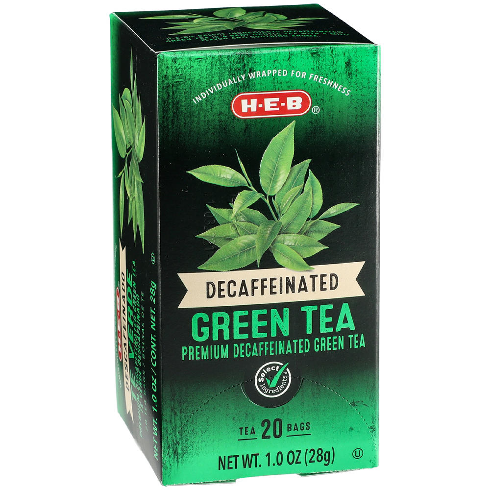 H-E-B Decaf Green Tea Bags, 20 ct