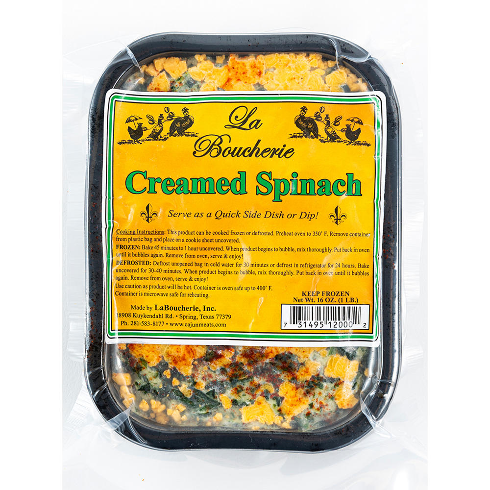 La Boucherie Creamed Spinach, 16 oz