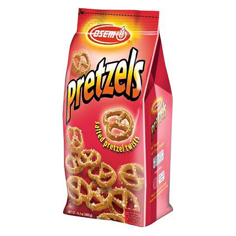 Osem Kosher Salted Pretzel Twists, 14.1 oz