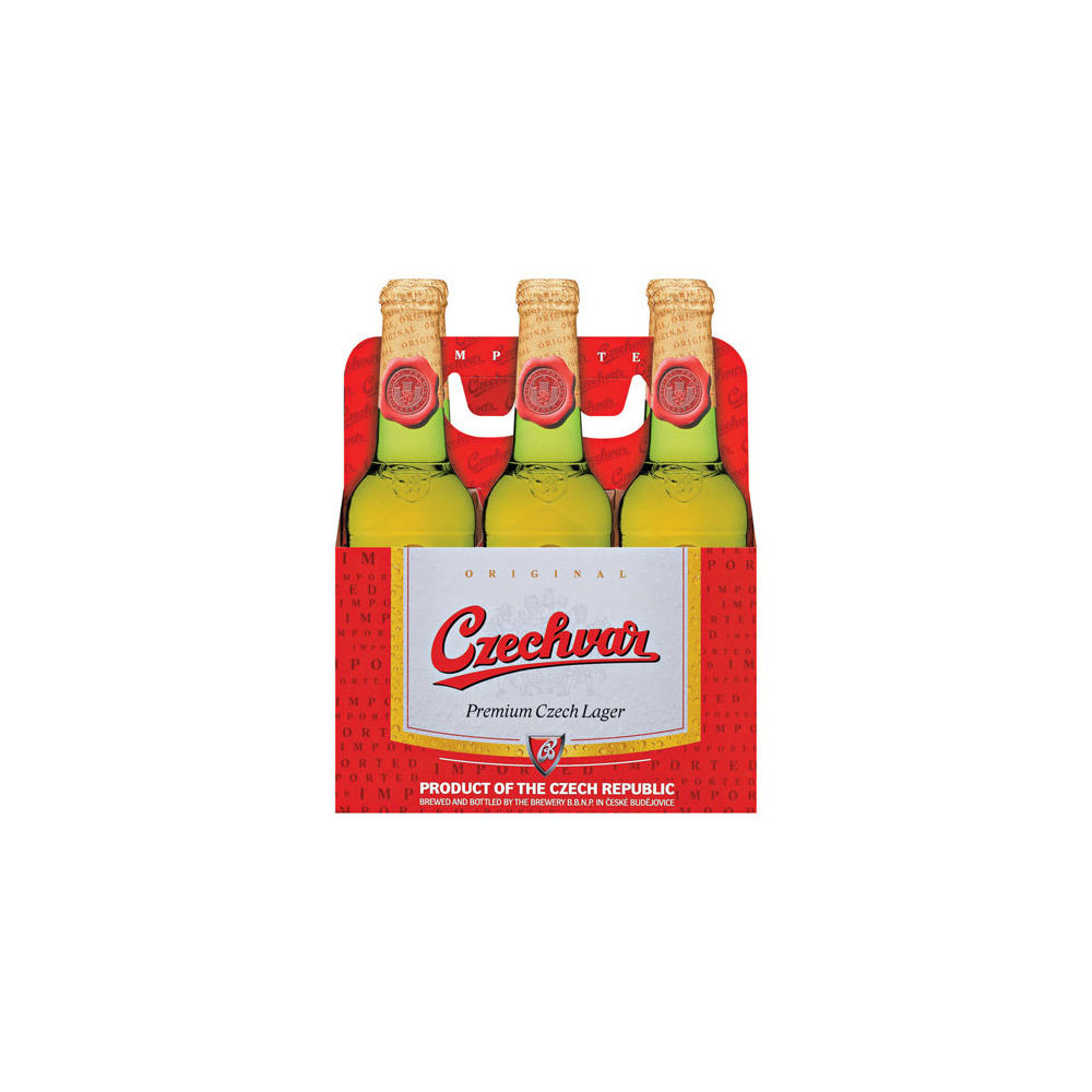 Czechvar Premium Lager Beer 6 pk Bottles, 11.2 oz