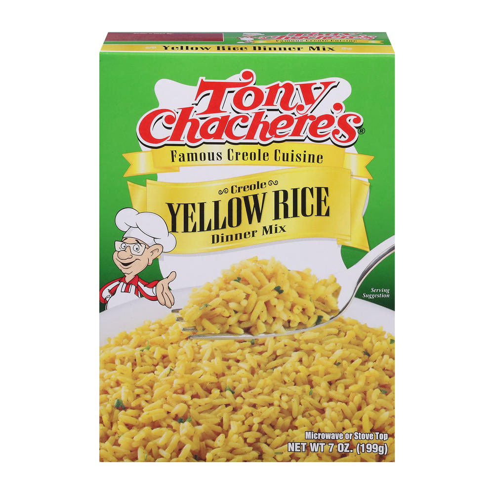 Tony Chachere's Creole Yellow Rice Dinner Mix, 7 oz