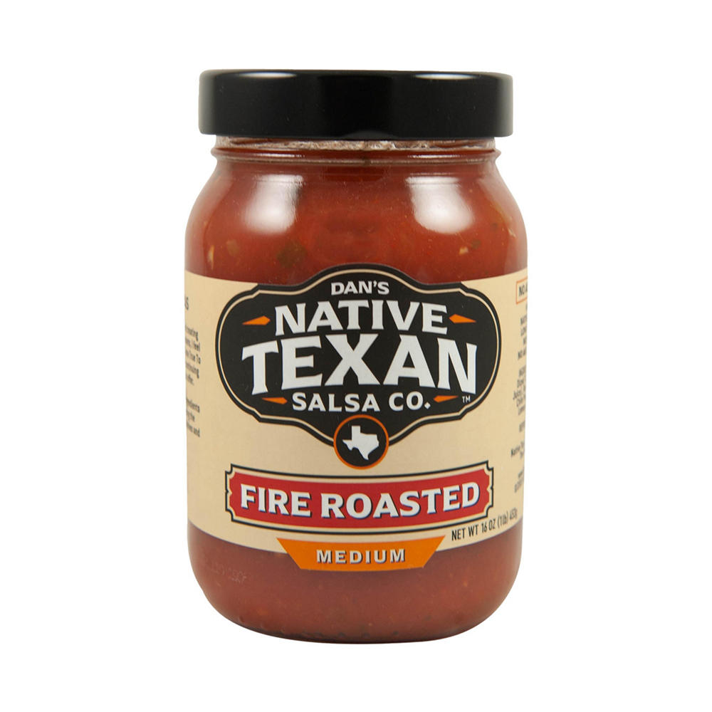 Native Texan Medium Fire Roasted Salsa, 16 oz