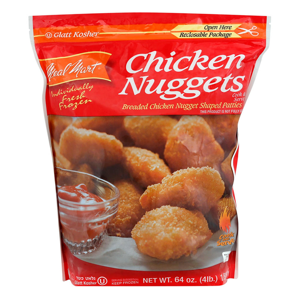 Meal Mart Kosher Chicken Nuggets, 4 lb
