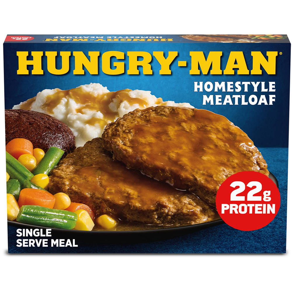 Hungry-Man Home-Style Meatloaf Frozen Meal, 16 oz