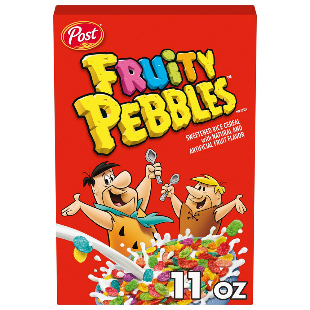 Post Fruity Pebbles Cereal, 11 oz