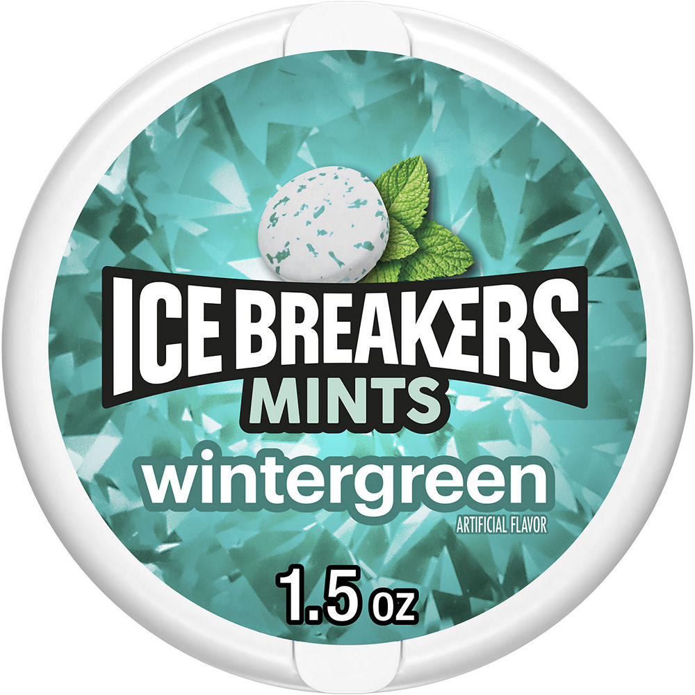 Ice Breakers Wintergreen Sugar Free Mints, 1.5 oz