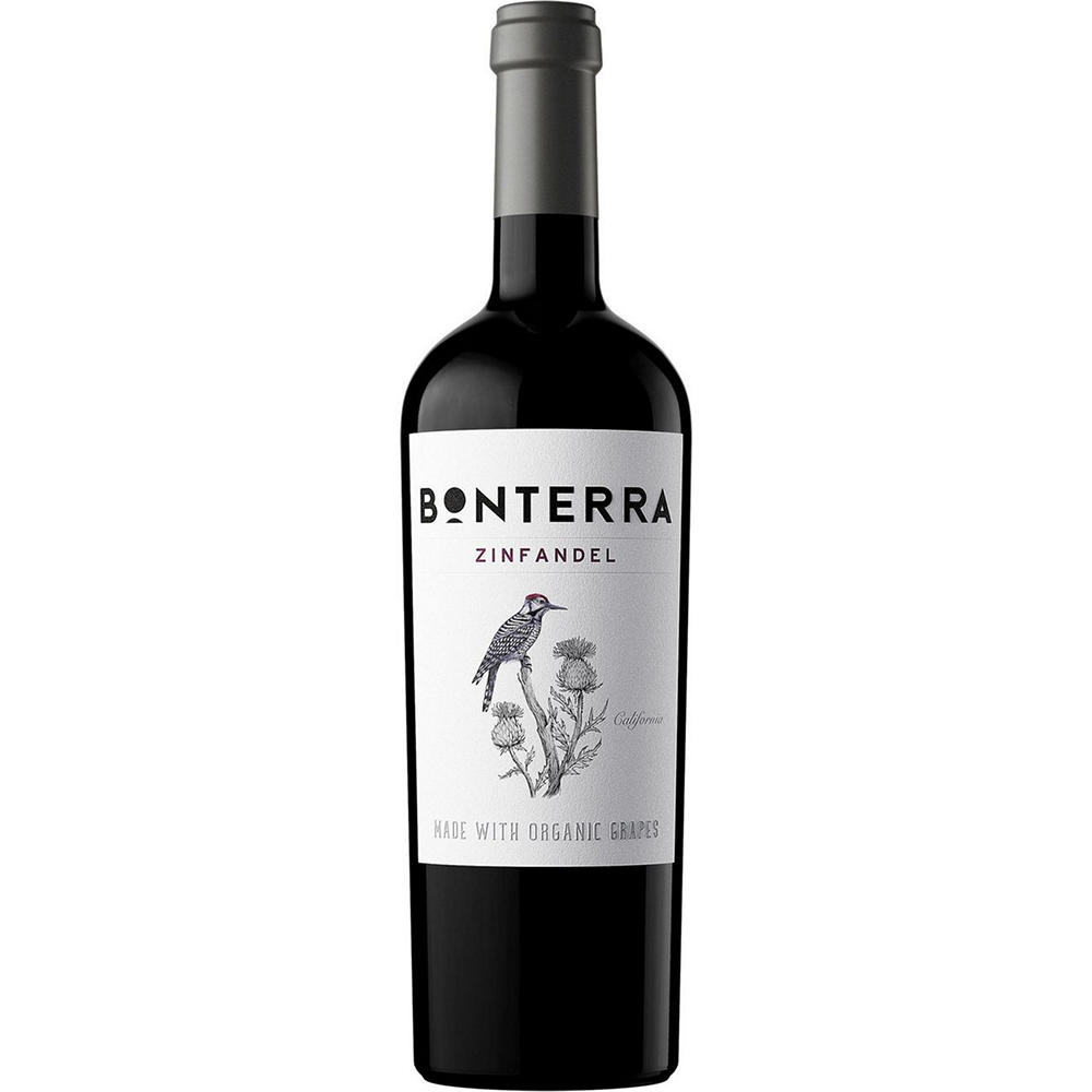 Bonterra Organic Zinfandel California Red Wine, 750 mL