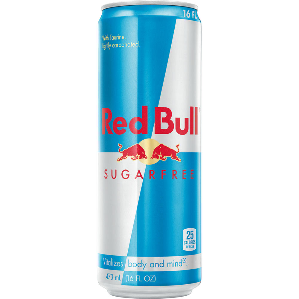 Red Bull Sugar Free Original Energy Drink, 16 oz